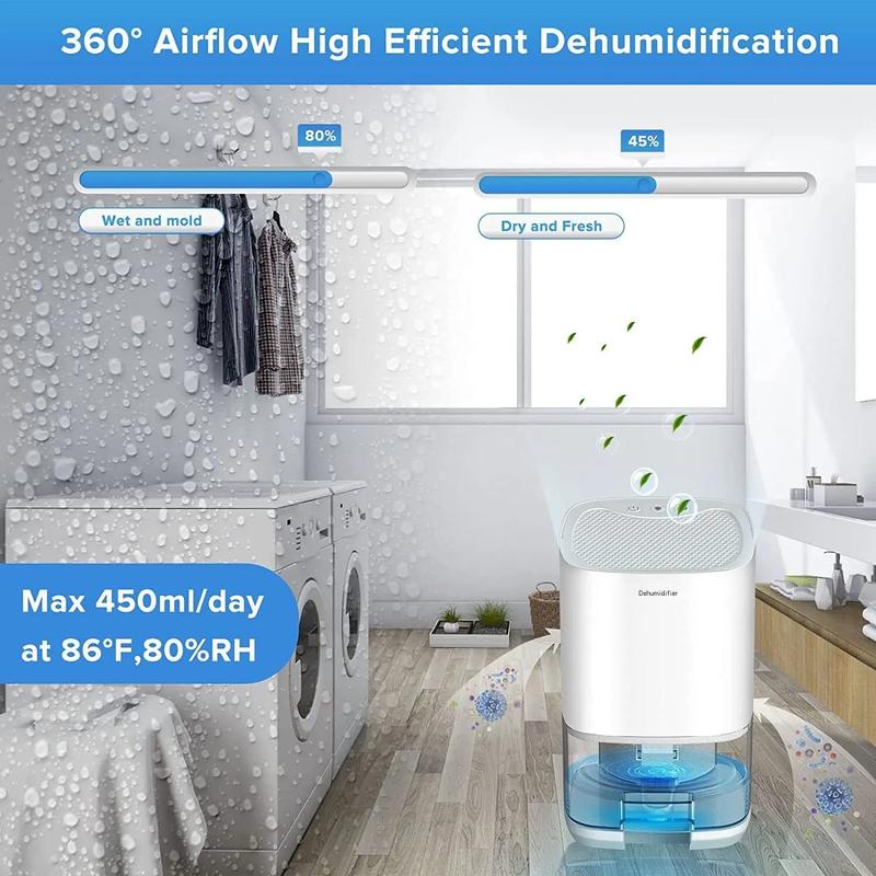 Product Introduction of Haijieer 350ML/D Dehumidification capacity Dehumidifier Small household indoor basement dry moisture absorbent clothes dryer 13