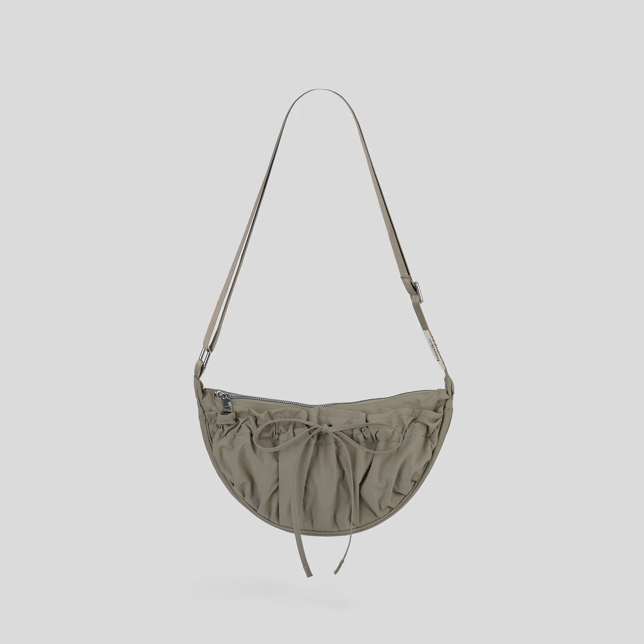 Zúm Bag - Túi xách nữ đeo chéo bán nguyệt - dây rút nơ - Vải trượt nước cao cấp