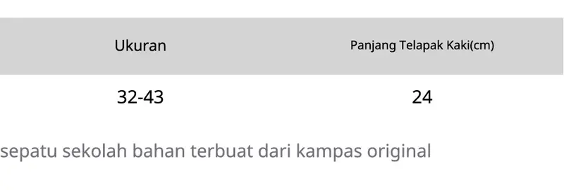 Product Introduction of Nb tinggi hitam putih sepatu sekolah perempuan dan laki.laki 0