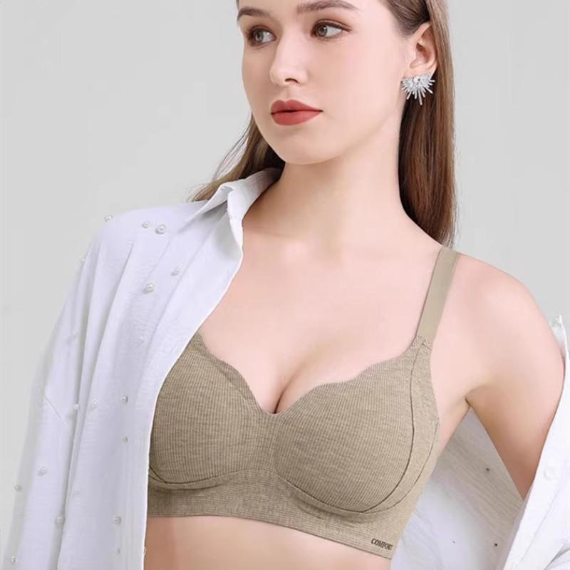 Áo Ngực Không Đường May, Phong Cách Hàn Quốc Phổ Biến Ngực Chun, Nâng Ngực, Chống Chảy Xệ, Ngoại Cỡ, Mềm Mại, Đồ Lót Thời Trang Nữ big size 4