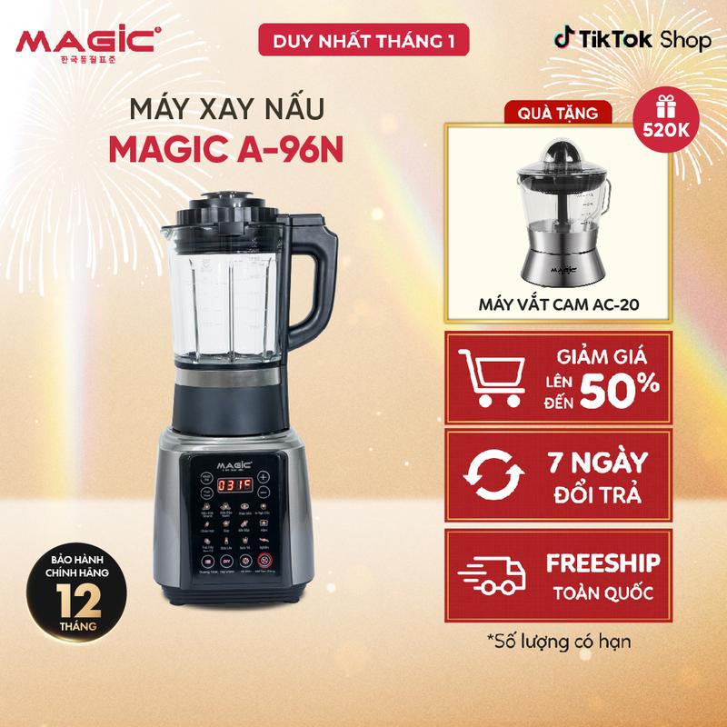 Máy Nấu Sữa Hạt Đa Năng Magic A-96 BAC, Xay Sinh Tố, Nấu Cháo, Hầm Canh
