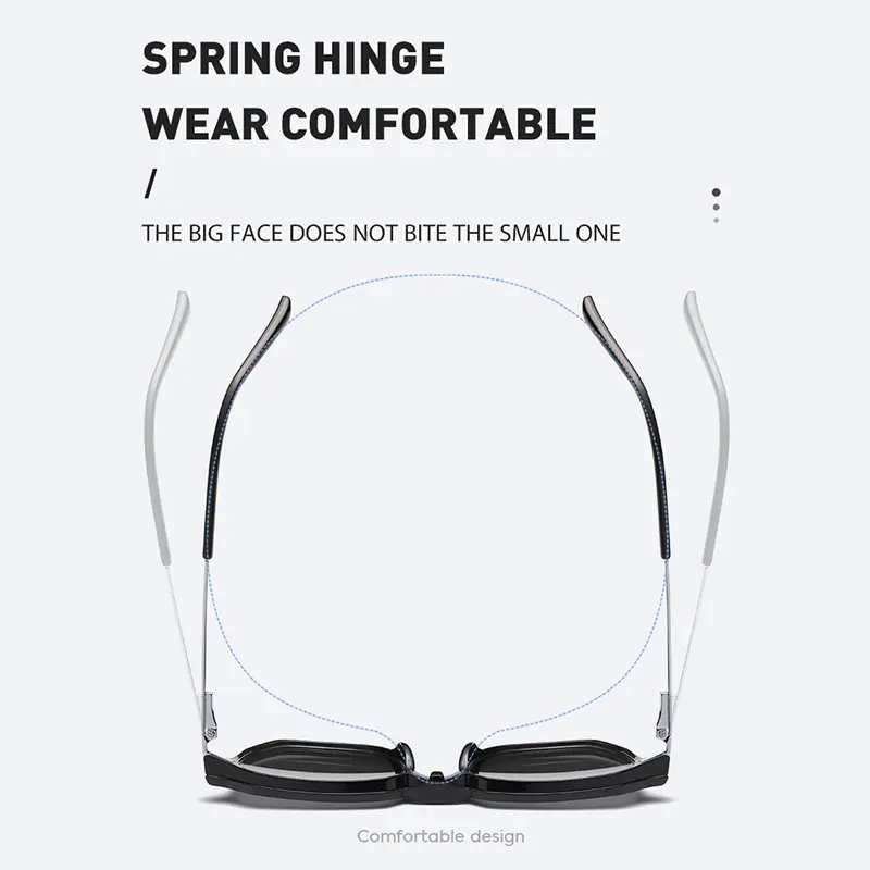 Magnetic Clip On Eyeglasses Frame Women Men 2 in 1 Anti Blue Light Blocking Polarized Business Style Metal Anti Sunlight UV400 Protection Optical Glasses Eyewear Sunglasses kacamata hitam 5