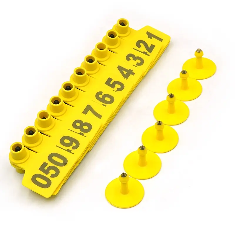 Đánh dấu tai cho lợn, 20 cái, Thẻ tai cho dê, Thẻ tai cho gia súc, Nhãn hiệu ID, cho lợn, cừu và dê, 5x4cm 8