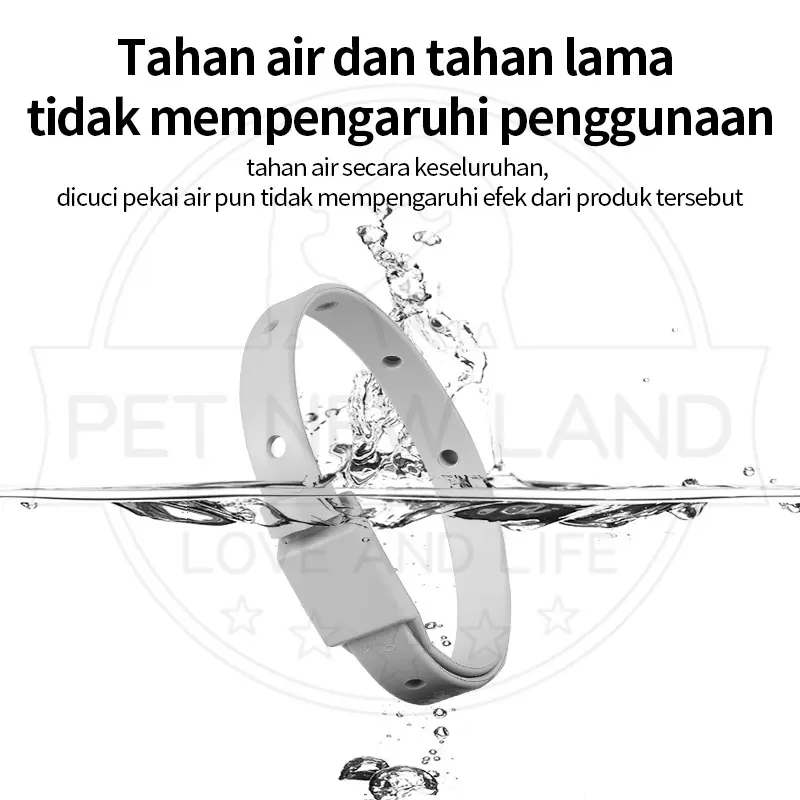 Kalung Anti Kutu Kucing Anjing Anti Serangga Pinjal Dapat Disesuaikan Aksesoris Hewan Peliharaan 5