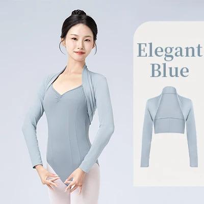 Women Ballet Short Dance Waistcoat Adults Teen Ballet Tops White Black Dance Shirts Dance Costumes 8