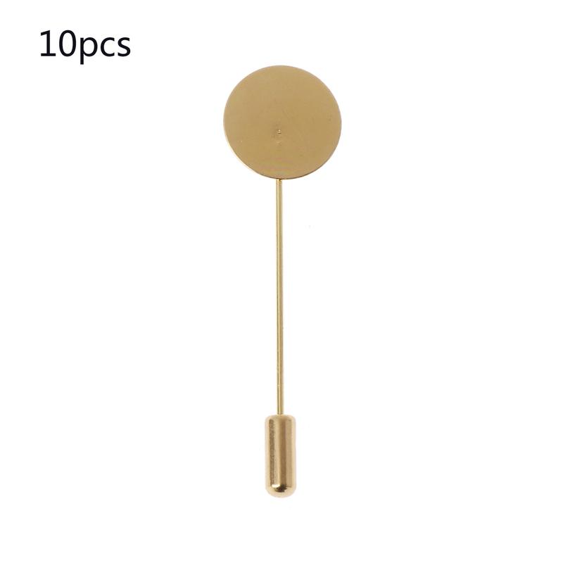 10pcs/lot Alloy Safety Brooch Pins for Women Muslim Hijab Pin Buckle Supplies 6
