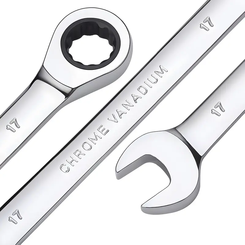 ALLEFIX Kunci Ring Pas Bolak Balik 2 In 1 Ukuran 6-27mm Bahan Stainless-steel Anti Karat - 10170 2