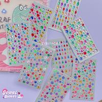 Gambar (1 SET) Sticker Deco Timbul 3D Jewel isi 8 lembar / Crystal Stiker Anak HP dari bibimcat Kota Administrasi Jakarta Barat 5 Tokopedia