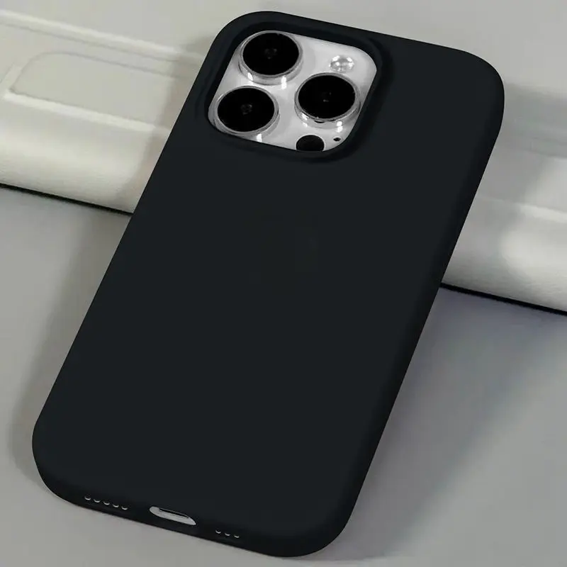 1.5mm Thicken Classical Non-slip Liquid Soft Matte Silicone Phone Case for IP IPhone 7 8 14 15 Plus X XR XS Max 11 12 13 14 15 16 Pro Max 11prm 12prm 13prm 14prm 15prm