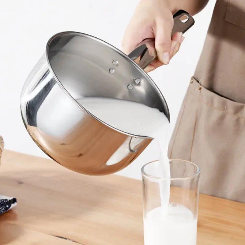 Product Introduction of Stainless Steel Non-stick Pan Noodle Pot Kitchen Accessories Milk Pot Aluminum Pot Tableware Pan Home Cooking Tools Cookware pot 20