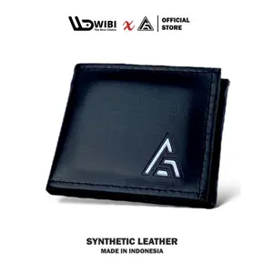 Dompet Pria Lipat Pendek Lipat 2 Ruang Extra Slot Kartu D01 Polos Dompet Pendek Dompet Kartu kulit uang Cowok