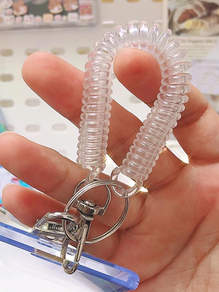 Tempat kartu ID akrilik transparan / tempat kartu ID kerja/casing id card bening/dengan gantungan kunci lucu akrilik - Qiqi Treasure Tempat kartu ID akrilik transparan / tempat kartu ID kerja/casing id card bening/dengan gantungan kunci lucu akrilik - Qiqi Treasure