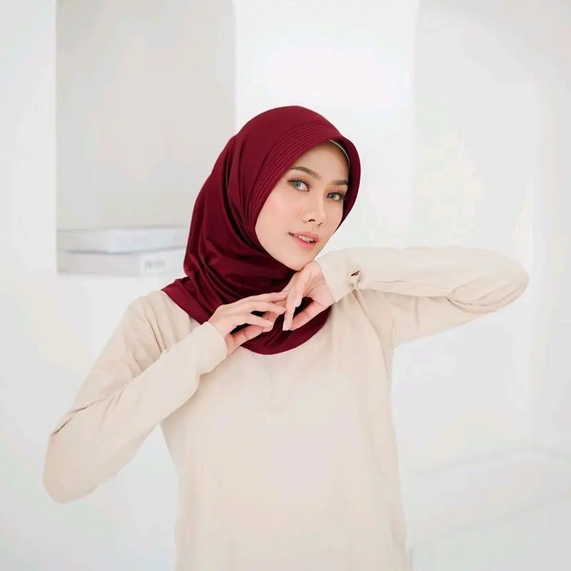 Jilbab volly sporty premium | fashion ash Bergo Instan 3