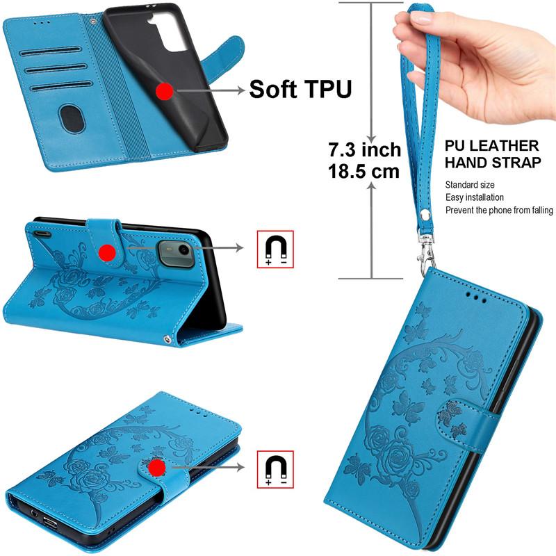 Product Introduction of Leather Case For Samsung Galaxy A24 4G Shockproof Cases Wallet Flip Cover For Sam  A14 4G A34 A54 5G A245F 3D Pattern Etui Coque 13
