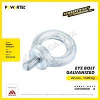 Gambar POWERTEC Eye Bolt / Mata Baut Galvanized M22 dari megajaya.co.id Kota Administrasi Jakarta Pusat 2 Tokopedia