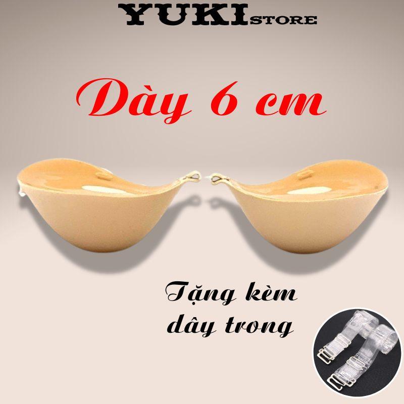  Áo Dán Ngực Đệm Dày 6 Cm Tạo Khe Siêu Nâng Ngực P41 Bra Nữ Tặng Kèm Dây Trong 