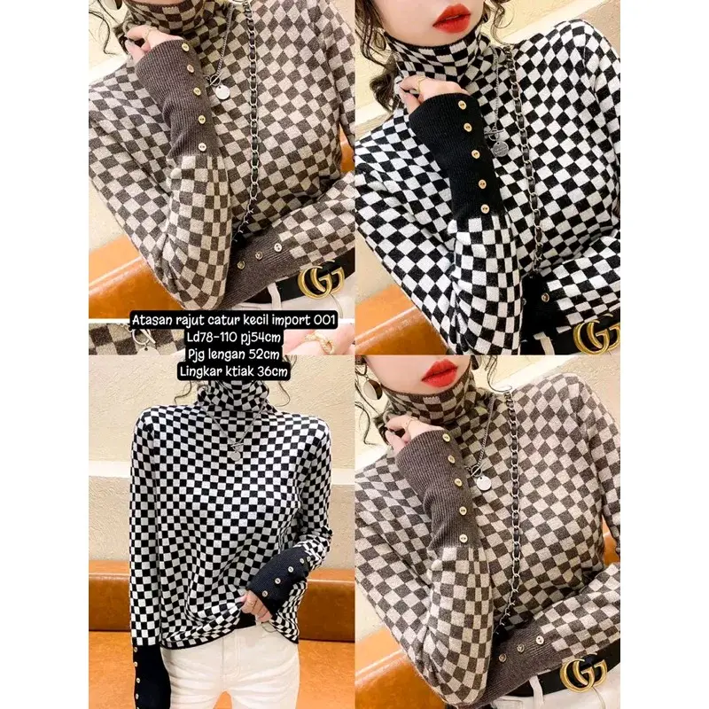ATASAN WANITA RAJUT TUTLE IMPORT KNIT PREMIUM 2
