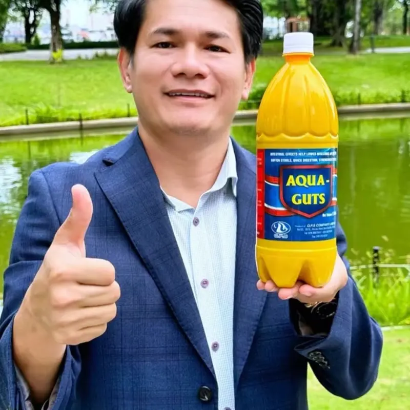 OPS AQUA GUTS 1 lít- Hỗ trợ giúp tôm tiêu hóa tốt thức ăn, tăng cường miễn dịch cho tôm, chống stress cho tôm 0
