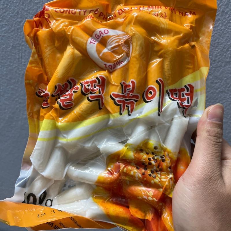 500g bánh gạo hàn quốc cắt sẵn 0