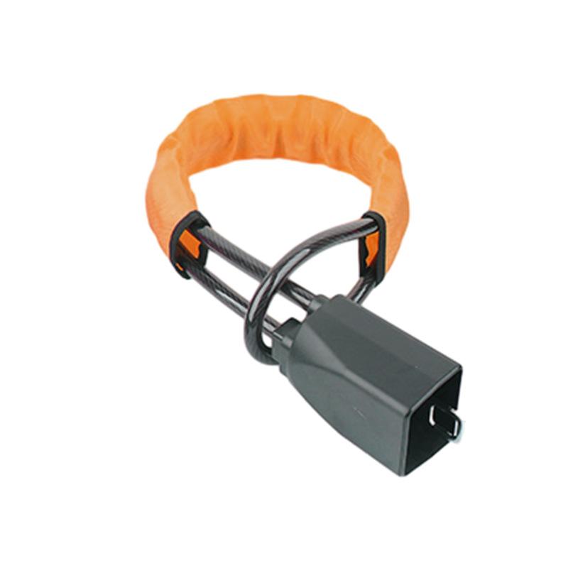 Motor Steering Wheel Lock Steel Cable Rope Lock Bold Car Anti-Theft Safety Belt Card Shackle Universal Car Lock 7