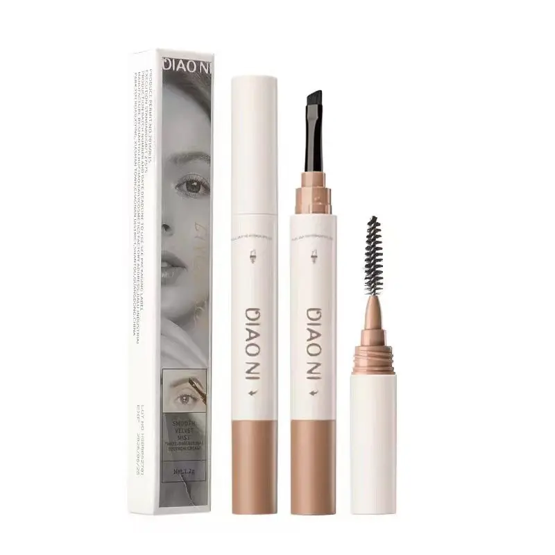 Exclusive for Diaoni Brow Cream Eyebrow Pencil Waterproof Sweat-Proof Eyebrows Trim Guide Natural Long Lasting Three-Dimensional Non-Marking