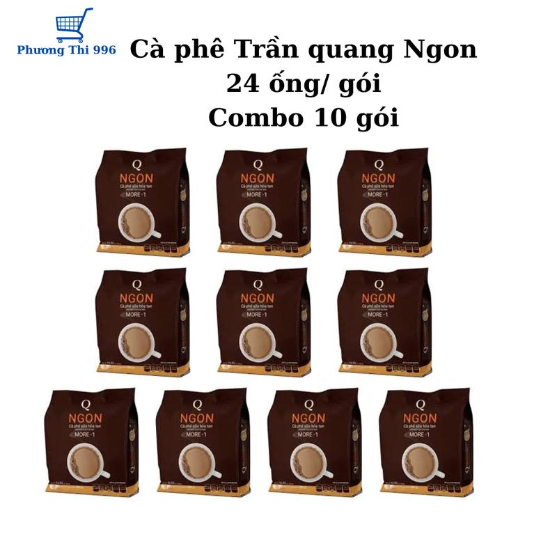 10 Túi Sữa Trần Quang Ngon - 24 ống x 20gram Coffee