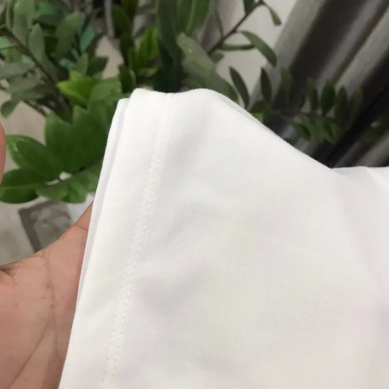 Áo Thun In Hình logo Google Vài Dày Mịn WIT-FASHION Phom Xuông Dùng Chung Cho Nam Và Nữ Menswear Cotton Cổ Tròn Kem 4