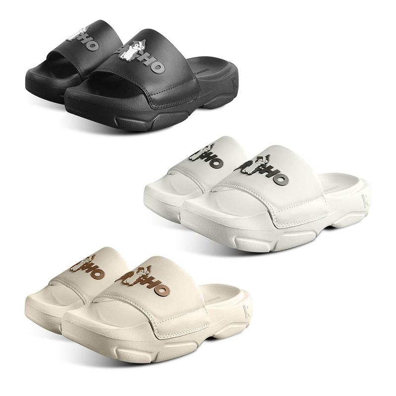 Dép quai ngang R1 RENCHO PUG 2 Cao cấp cao 4.5cm chunky Cao Su Jean DéP nam nữ