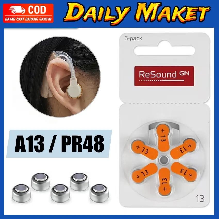 Baterai Alat Bantu Dengar 13 / PR48 ReSound Hearing Battery