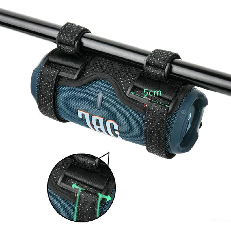 Portable Bicycle Handlebar Soundbox Mount, Universal BT Speaker Fixing Strap Mount, Audio & Video Accessories for JBL Charge 4/Charge 5, JBL Flip 5/Flip 6 0