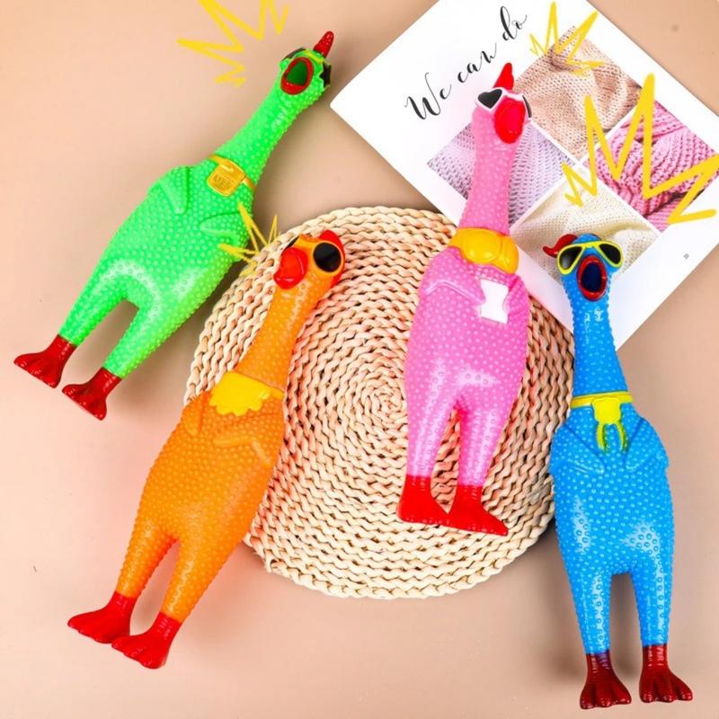  Đồ Chơi Gà Kêu Cho Bé Gà La Hét Gà Bóp Phát Tiếng Kêu - Đồ Chơi Giải Trí Toys 