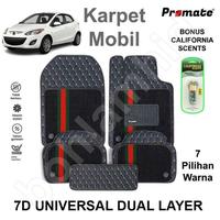 Gambar Karpet Universal 7D Mazda 2 Old Promate Leather 2 Lapis Koil Garansi - All Black - Black Red dari bohlamhid Kota Tangerang 3 Tokopedia