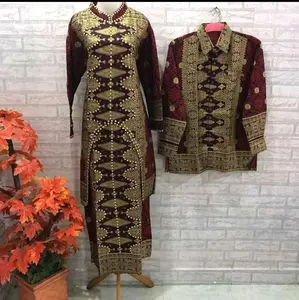 setelan songket motif naga bintang, ada 2 warna