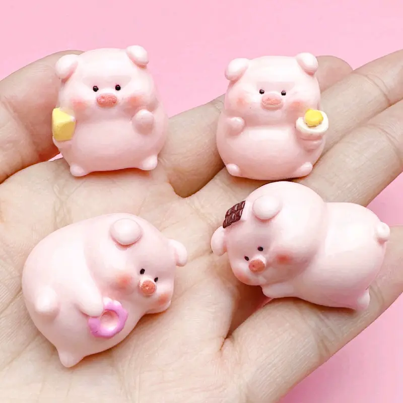 Đồ trang trí con heo mini, heo hoạt hình. Decor Decor Phòng 1