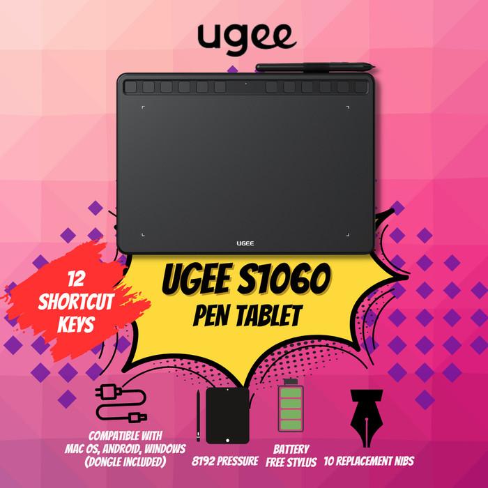Gambar Ugee Pen Tablet S1060 Digital Drawing Tablet dari ugee indonesia Kota Administrasi Jakarta Barat Tokopedia