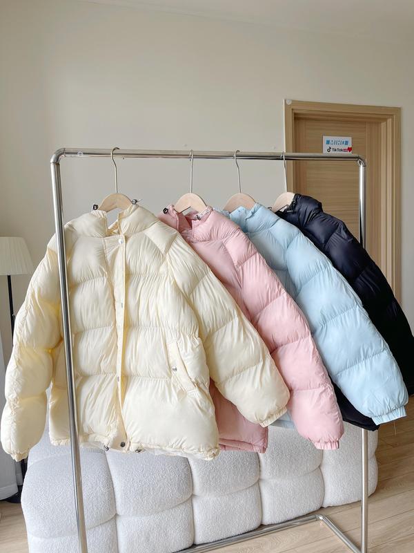  Áo khoác phao mỏng áo khoác phao to trần bông form dáng rộng có mũ XẢ HÀNG LOẠI 2 Miho House 