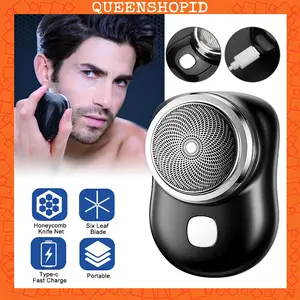 [BISA COD] Alat Cukur Portable Mini Cukur Kumis Jenggot Bulu Ketiak Electrik Mini Shaver P10