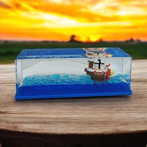 Mô Hình Thuyền Bất Tử Trong Bể Nước Chất Lỏng Trôi Chai Để Bàn Thu Nhỏ Trưng Bày Taplo Ô Tô