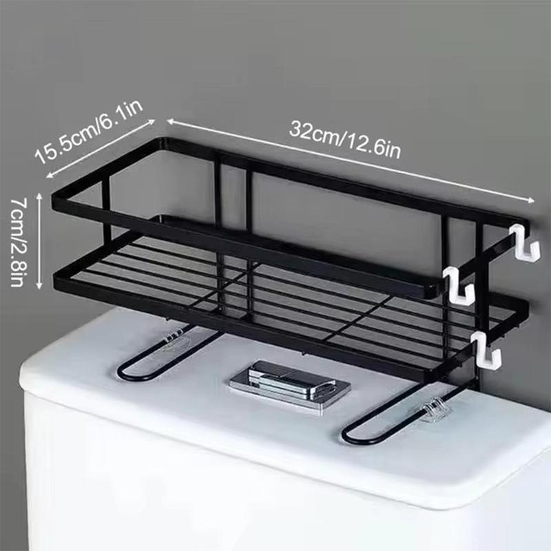 Product Introduction of Toilet Rack Stainless Steel Toiletries Bathroom Storage Organizer Shelf Shampoo Shelve Rak Bilik Air Tandas 12