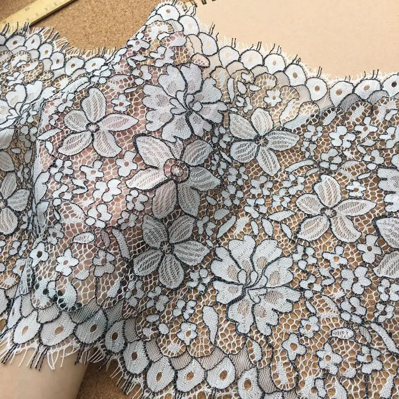 Double Color Lace Trim DIY Clothes Material Width 27 cm LT0151 - TikTok ...
