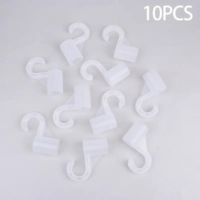 Bộ 10 móc nhựa dày đa năng phụ kiện đầu nối kệ tủ quần áo lắp ráp lều trẻ em…