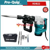 Gambar ProQuip RDB22 Mesin Bobok Beton Jack Hammer Demolition Hammer 22 Joule 1300Watt RDB 22 dari Vins Teknik Bekasi Kota Bekasi 1 Tokopedia