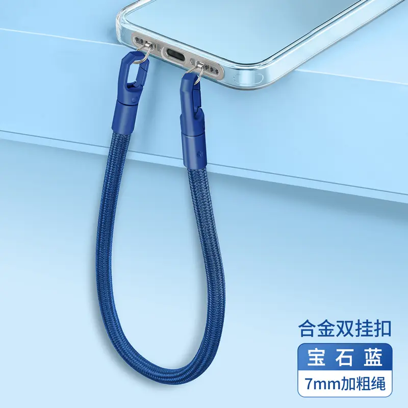 Miếng Đệm Dây Đeo Điện Thoại Kẹp Thép Không Gỉ Treo Bên Hông Móc Đôi Kim Loại Siêu Mỏng Miếng Dán Lưng Chống Thất Lạc Mảnh Kết Nối Mạnh Mẽ Giá rẻ