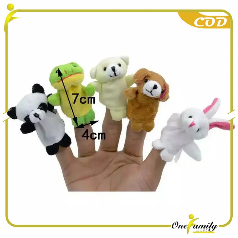 [COD] OFM M8 Boneka Jari Mainan Anak Bayi Mainan Edukasi Boneeka Tangan Karakter Beraneka warna 4