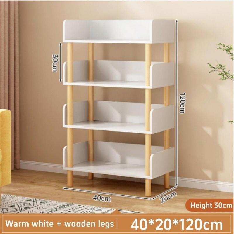 Living Room Storage Display Shelf Book Shelf Floor Shelves Multi-layer Shelf Rack Simple Living Room Storage Display Shelf Organiser Minimalist Smooth 3