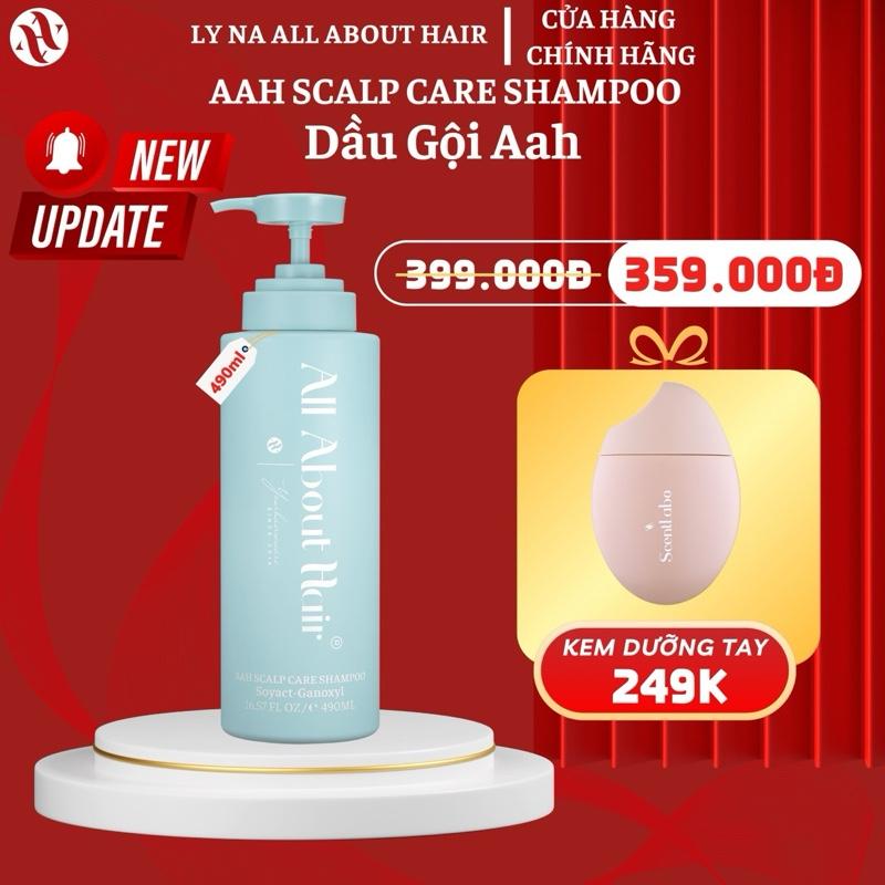 DẦU GỘI AAH Chăm Sóc Tóc Khoẻ Từ Gốc Làm Sạch Dịu Nhẹ Tặng Kem Tay 30ml - ALL ABOUT HAIR SCALP CARE SHAMPOO