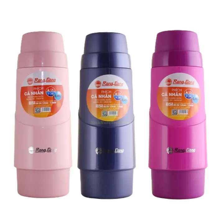 Phích nước mini Rạng Đông, bình giữ nhiệt đựng nước nóng cầm tay 450ml, Model RD 04528 N2 6