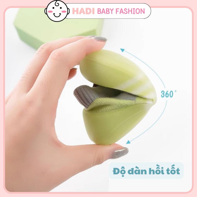 Giày Vớ Tập Đi Chống Trượt Chống Va Chạm Chống Mòn Đế Mềm Cho Bé 1-3 tuổi có ảnh thật 6