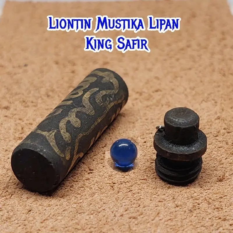 Liontin tabung kuningan ra jah + mus tika lipan 4