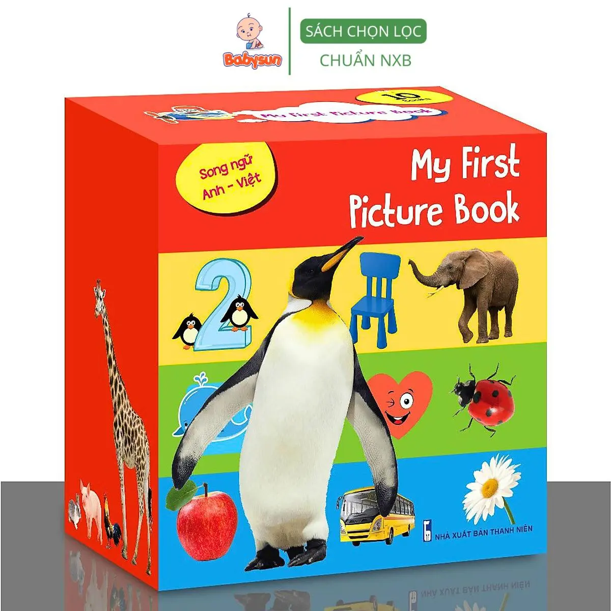 Sách Thư viện hình ảnh đầu tiên nhận biết thế giới xung quanh My First Picture Book song ngữ